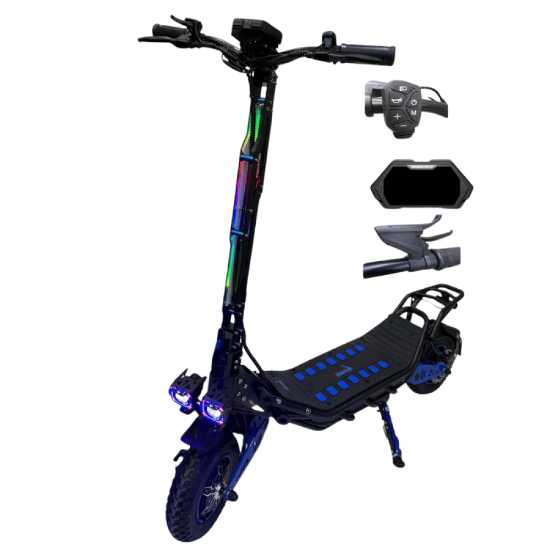 صورة سكوتر الهلاند برو اثنين دنمو اجمالي 3200 واط – تصميم رياضي مع إضاءة وشاشة إلكترونية